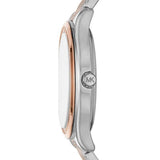 Michael Kors Cinthia Mother of Pearl Grey Dial Two Tone Steel Strap Watch for Women - MK3642 Authentic Buy Shop Now