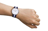 Daniel Wellington Classic Glasgow White Dial Two Tone NATO Strap Watch For Men - DW00100018 Authentic Buy Shop Now