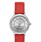 Marc Jacobs Roxy Silver Dial Red Leather Strap Watch for Women - MJ1632 Authentic Buy Shop Now