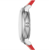 Marc Jacobs Roxy Silver Dial Red Leather Strap Watch for Women - MJ1632 Authentic Buy Shop Now