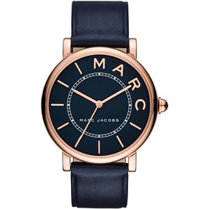 Marc Jacobs Roxy Navy Blue Dial Blue Leather Strap Watch for Women - MJ1534 Authentic Buy Shop Now