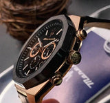 Maserati Stile Black Matte Dial Black Leather Strap Watch For Men - R8871642001 Authentic Buy Shop Now