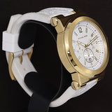 Michael Kors Dylan Chronograph White Dial White Rubber Strap Watch For Men - MK8937 Authentic Buy Shop Now