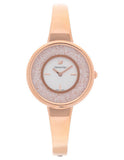 Swarovski Crystalline Bracelet White Dial Rose Gold Steel Strap Watch for Women - 5269250 Authentic Buy Shop Now