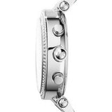Michael Kors Parker Silver Dial Red Leather Strap Watch for Women - MK2278 Authentic Buy Shop Now