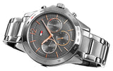 Tommy Hilfiger Haven Chronograph Quartz Grey Dial Grey Steel Strap Watch For Women - 1782196 Authentic Buy Shop Now