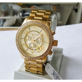 Michael Kors Runway Gold Dial Gold Steel Strap Watch for Women - MK5575 Authentic Buy Shop Now