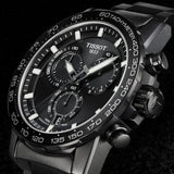 Tissot Supersport Chrono Black Dial Black Steel Strap Watch For Men - T125.617.33.051.00 Authentic Buy Shop Now