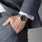 Tag Heuer Aquaracer Black Dial Silver Steel Strap Watch for Men - WAY111A.BA0928 Authentic Buy Shop Now