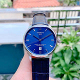Tissot Chemin Des Tourelles Powermatic 80 Blue Dial Blue Leather Strap Watch for Men - T099.407.16.047.00 Authentic Buy Shop Now