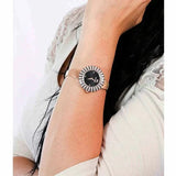 Swarovski Crystal Rose Black Dial Rose Gold Steel Strap Watch for Women - 5484050 Authentic Buy Shop Now