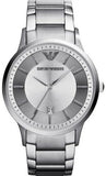 Emporio Armani Classic Quartz Silver Dial Silver Steel Strap Watch For Men - AR2478 Authentic Buy Shop Now