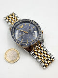 Emporio Armani Tazio Chronograph Blue Dial Two Tone Stainless Steel Watch For Men - AR6088 Authentic Buy Shop Now