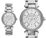 Michael Kors Parker Silver Dial Silver Steel Strap Watch for Women - MK5615 Authentic Buy Shop Now
