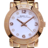 Marc Jacobs Mini Amy White Dial Rose Gold Steel Strap Watch for Women - MBM3078 Authentic Buy Shop Now