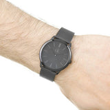 Calvin Klein Minimal Black Dial Black Mesh Bracelet Watch for Men - K3M214B1 Authentic Buy Shop Now