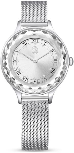 Swarovski Octea Nova Silver Dial Silver Mesh Strap Watch for Women - 5650039 Authentic Buy Shop Now