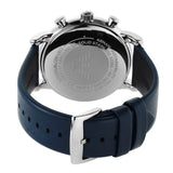 Emporio Armani Luigi Chronograph Blue Dial Blue Leather Strap Watch For Men - AR11451 Authentic Buy Shop Now