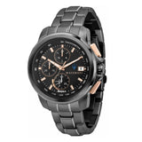 Maserati Successo Solar Black Dial Grey Steel Strap Watch For Men - R8873645001 Authentic Buy Shop Now