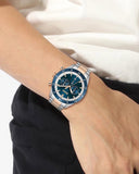 Hugo Boss Santiago Blue Dial Two Tone Steel Strap Watch for Men - 1513937 Authentic Buy Shop Now