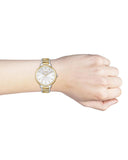 Hugo Boss Signature Silver Dial Two Tone Steel Strap Watch for Women - 1502568 Authentic Buy Shop Now