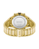 Hugo Boss Ikon Blue Dial Gold Steel Strap Watch for Men - 1513340 Authentic Buy Shop Now
