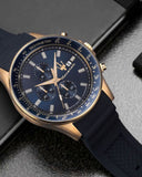 Maserati SFIDA Chronograph Blue Dial Blue Rubber Strap Watch For Men - R8871640004 Authentic Buy Shop Now
