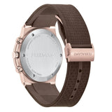 Salvatore Ferragamo Sapphire Chrono Brown Dial Brown Rubber Strap Watch for Men - SFME01023 Authentic Buy Shop Now