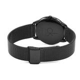 Calvin Klein Minimal Black Dial Black Mesh Bracelet Watch for Men - K3M214B1 Authentic Buy Shop Now