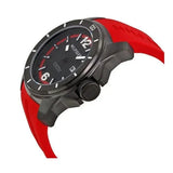 Tommy Hilfiger Windsurf Black Dial Red Rubber Strap Watch for Men - 1791112 Authentic Buy Shop Now
