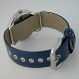 Marc Jacobs Blue Dial Blue Leather Strap Watch for Women - MBM1137 Authentic Buy Shop Now
