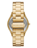 Michael Kors Janelle Quartz Gold Dial Two Tone Steel Strap Watch For Women - MK4730 Authentic Buy Shop Now