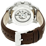 Fossil Grant Automatic White Dial Brown Leather Strap Watch for Men - ME3027 Authentic Buy Shop Now