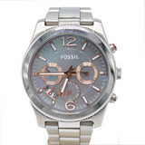 Fossil Perfect Boyfriend Mother of Pearl Blue Dial Silver Steel Strap Watch for Women - ES3880 Authentic Buy Shop Now