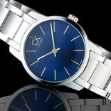 Calvin Klein City Blue Dial Silver Steel Strap Watch for Women - K2G2314N Authentic Buy Shop Now