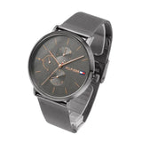 Tommy Hilfiger Jenna Multifunction Grey Dial Grey Mesh Bracelet Watch For Women - 1781945 Authentic Buy Shop Now