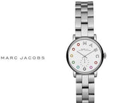 Marc Jacobs Baker Dexter White Dial Silver Steel Strap Watch for Women - MBM3423 Authentic Buy Shop Now