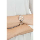 Fossil Virginia Rose Gold Dial Two Tone Steel Strap Watch for Women - ES3405 Authentic Buy Shop Now