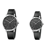 Calvin Klein Even Black Dial Black Leather Strap Watch for Women - K7B231C1 Authentic Buy Shop Now