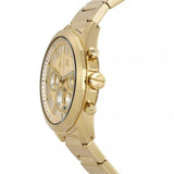Armani Exchange Drexler Chronograph Gold Dial Gold Steel Strap Watch For Men - AX2602 Authentic Buy Shop Now