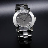 Marc Jacobs Amy Grey Dial Grey Steel Strap Watch for Women - MBM3196 Authentic Buy Shop Now