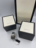 Gucci Grip Quartz Silver Dial Silver Steel Strap Watch For Women - YA157410 Authentic Buy Shop Now