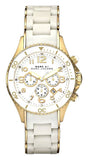 Marc Jacobs Rock Chronograph White Dial White Silicone Strap Watch for Women - MBM2546 Authentic Buy Shop Now