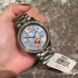 Michael Kors Madelyn Quartz Blue Dial Silver Steel Strap Watch For Women - MK6286 Authentic Buy Shop Now