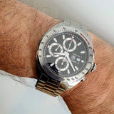 Tag Heuer Formula 1 Calibre 16 Automatic Chronograph Black Dial Silver Steel Strap Watch for Men - CAZ2010.BA0876 Authentic Buy Shop Now
