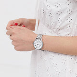 Marc Jacobs Roxy White Dial Silver Steel Strap Watch for Women - MJ3521 Authentic Buy Shop Now