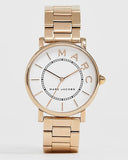 Marc Jacobs Roxy White Dial Rose Gold Steel Strap Watch for Women - MJ3523 Authentic Buy Shop Now