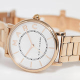Marc Jacobs Roxy White Dial Rose Gold Steel Strap Watch for Women - MJ3523 Authentic Buy Shop Now