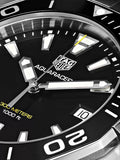 Tag Heuer Aquaracer Black Dial Silver Steel Strap Watch for Men - WAY111A.BA0928 Authentic Buy Shop Now