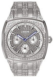 Bulova Crystal Collection Phantom Silver Dial Silver Steel Strap Watch for Men - 96C002 Authentic Buy Shop Now